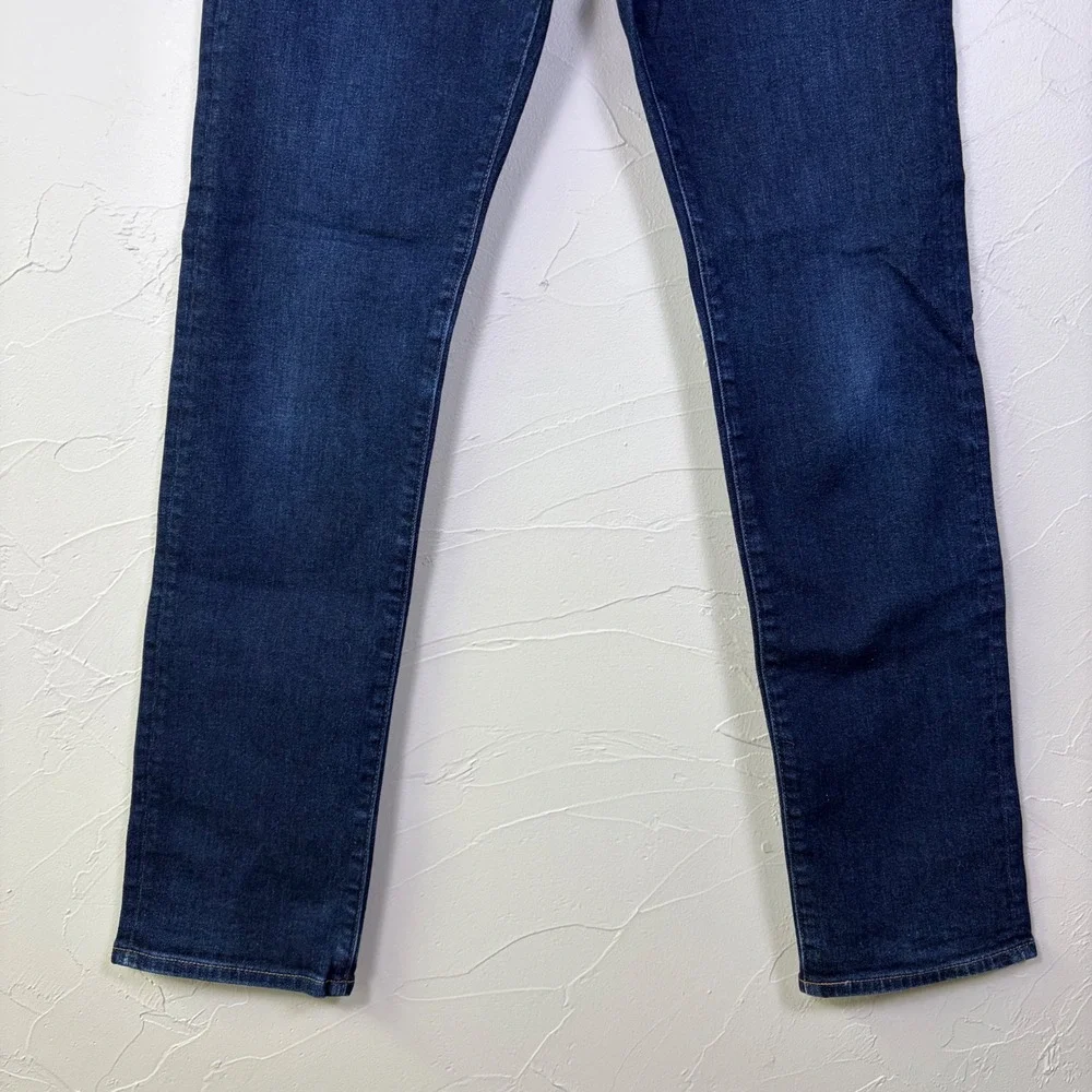 AG Adriano Goldschmied Everett Slim Straight Mens 32 Dark Wash Japanese Denim